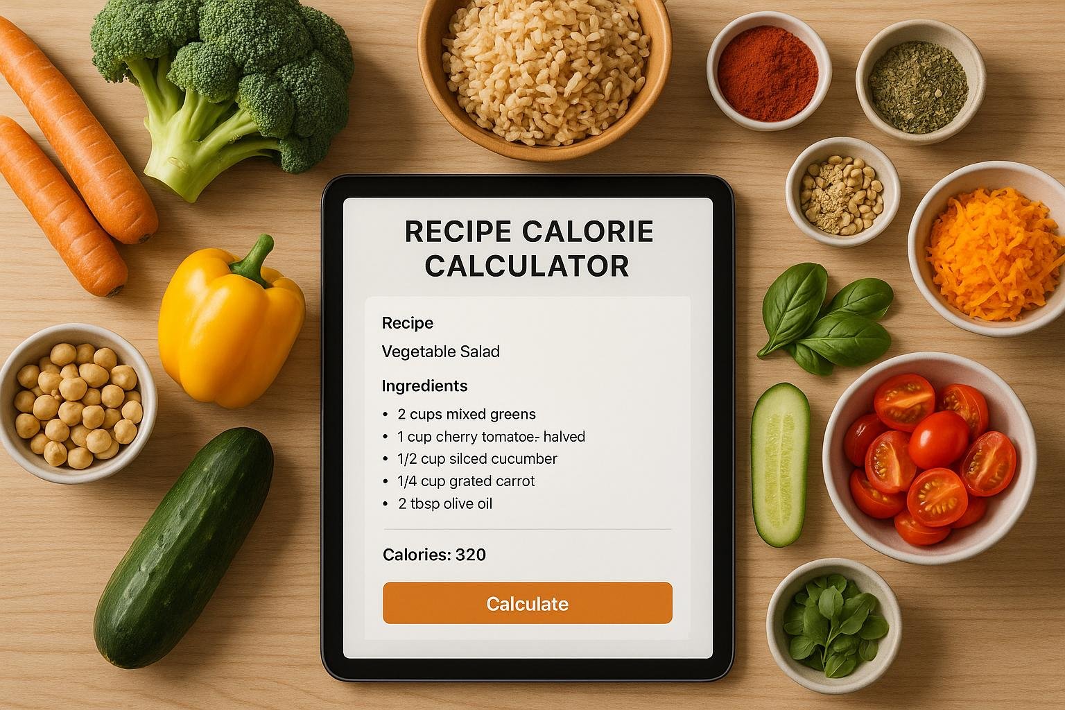 Recipe Calorie Calculator – Comfy Kitchen