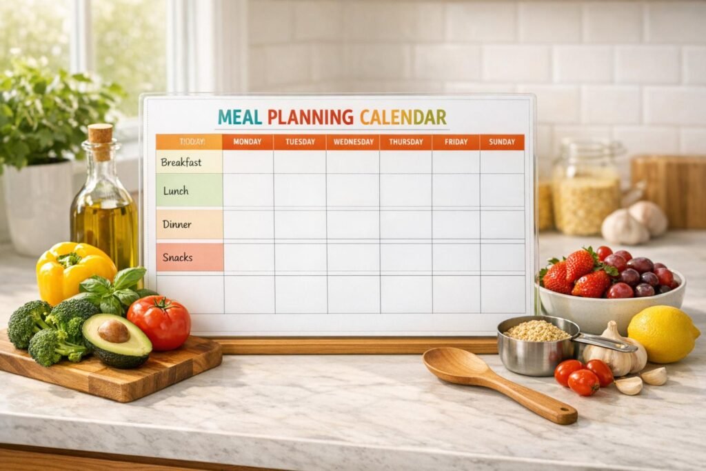 Meal Planning Calendar