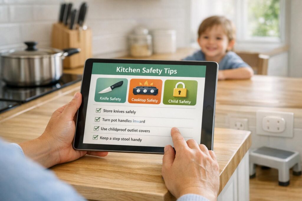 Kitchen Safety Tips Finder