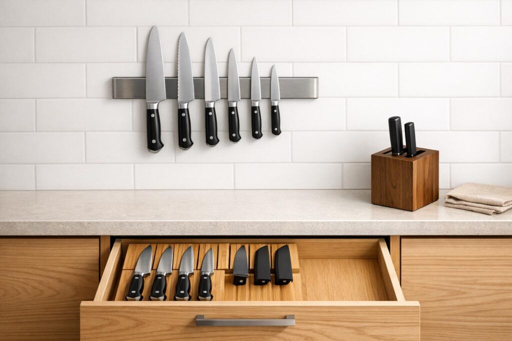 Best Ways to Store Knives and Sharp Tools